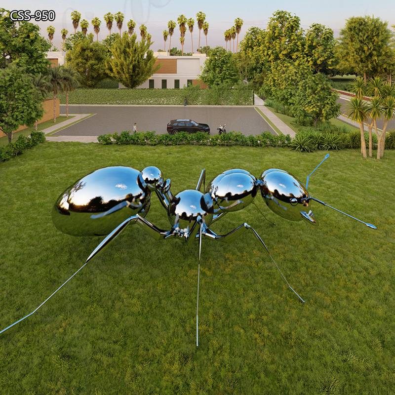 modern garden giant metal ants sculpture for sale