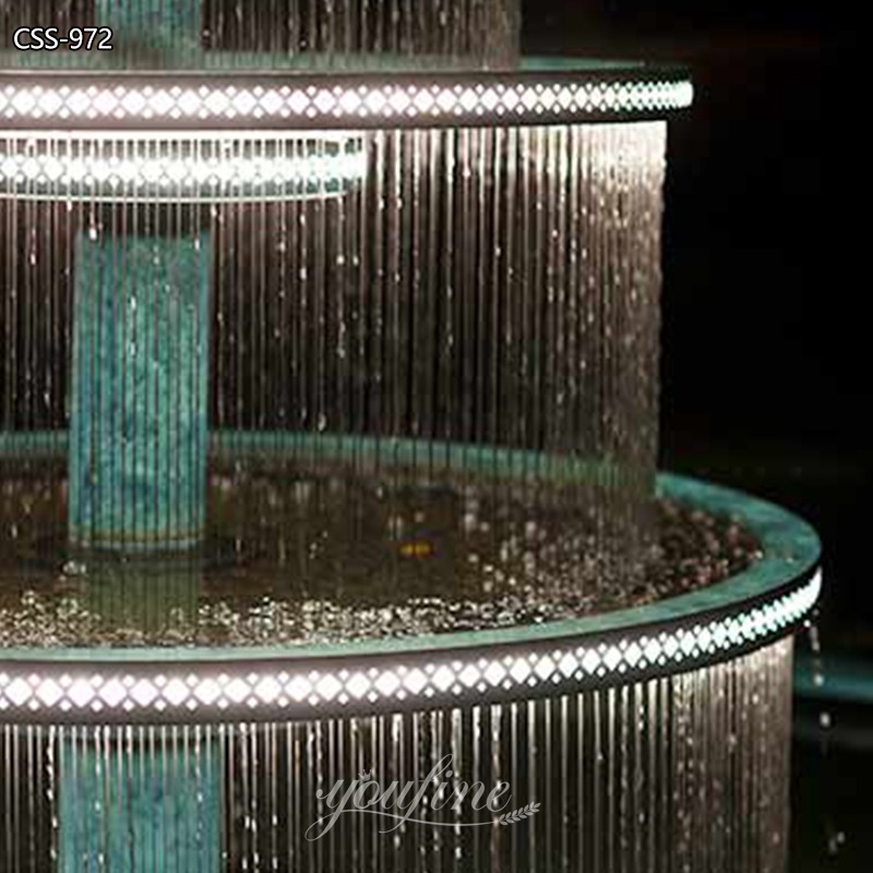 Beautiful and Durable Stainless Steel Fountains for Your Outdoor Space