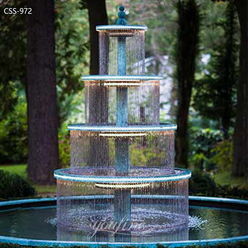 Beautiful and Durable Stainless Steel Fountains for Your Outdoor Space