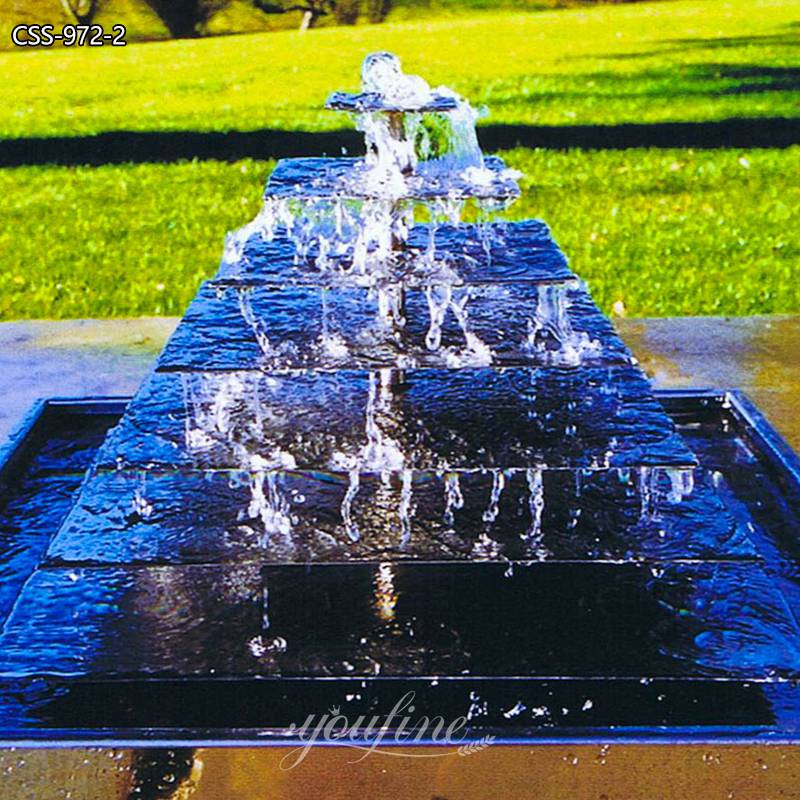 Beautiful and Durable Stainless Steel Fountains for Your Outdoor Space - Abstract Water Sculpture - 8