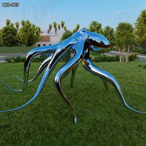 Giant Metal Octopus Sculpture Outdoor Garden Art Project CSS-963