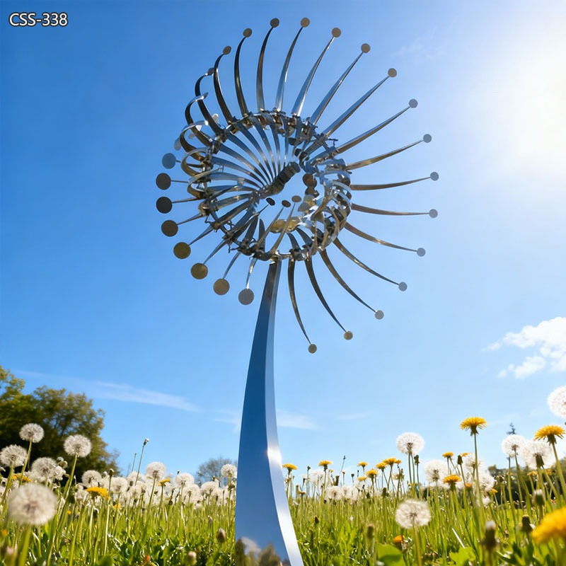 Outdoor Metal Garden Large Kinetic Wind Sculpture for Sale CSS-338
