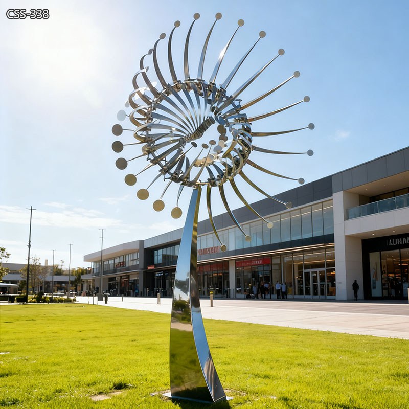 Outdoor Metal Garden Large Kinetic Wind Sculpture for Sale CSS-338 - Square Sculpture - 5 outdoor Metal Large Kinetic Wind Sculpture