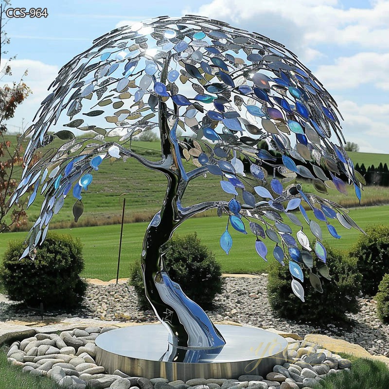 Outdoor Metal Tree Sculpture: Adding Beauty to Your Garden - Garden Metal Sculpture - 2