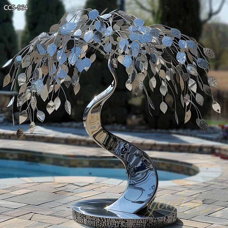 Outdoor Metal Tree Sculpture: Adding Beauty to Your Garden - Garden Metal Sculpture - 9