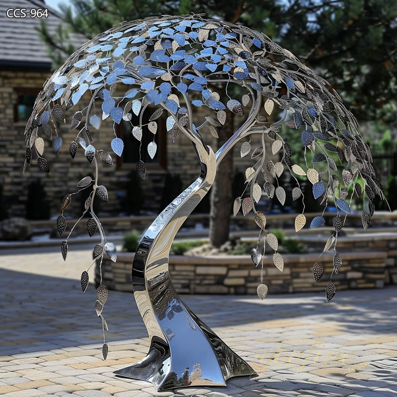 Outdoor Metal Tree Sculpture: Adding Beauty to Your Garden - Garden Metal Sculpture - 11