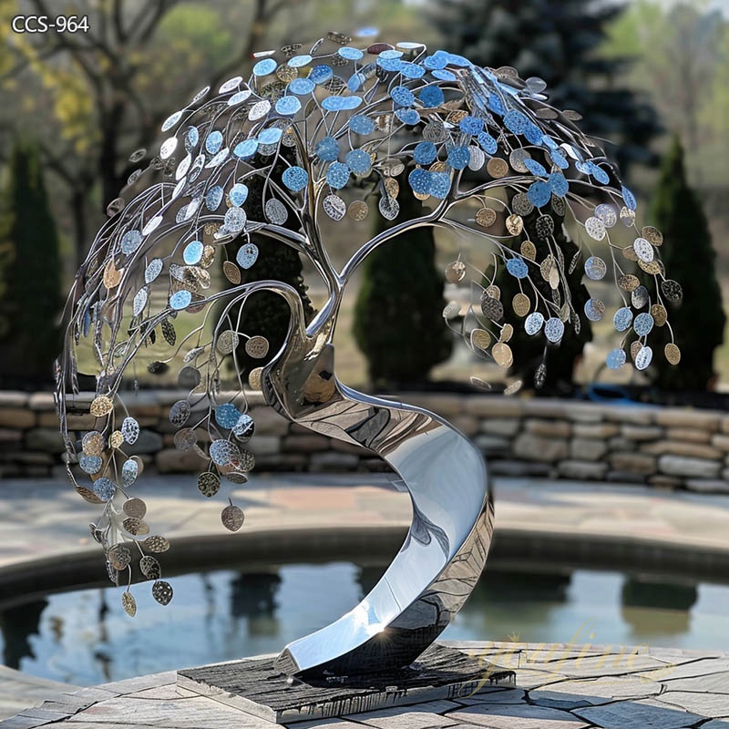 Outdoor Metal Tree Sculpture: Adding Beauty to Your Garden - Garden Metal Sculpture - 12