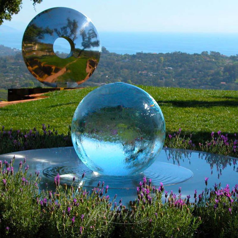crystal modern ball water fountain-sphere fountain