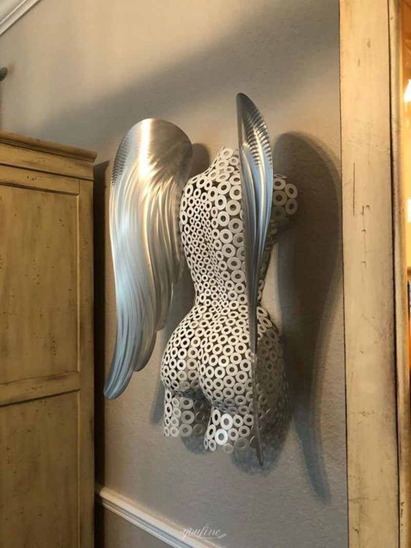 custom metal statue for wall