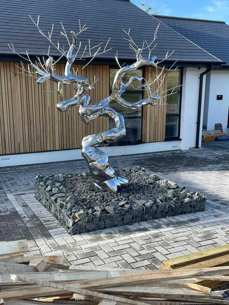 custom stainless steel sculpture from YouFine-customer feedback