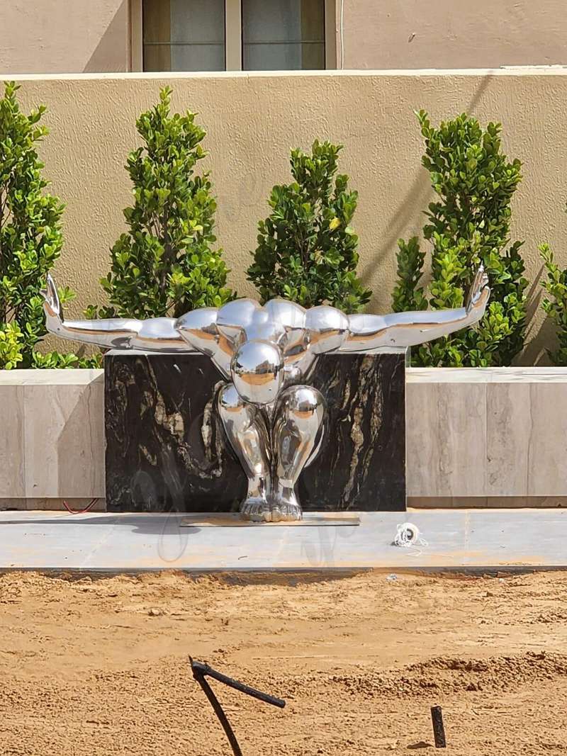 custom stainless steel sculpture from YouFine-customer feedback
