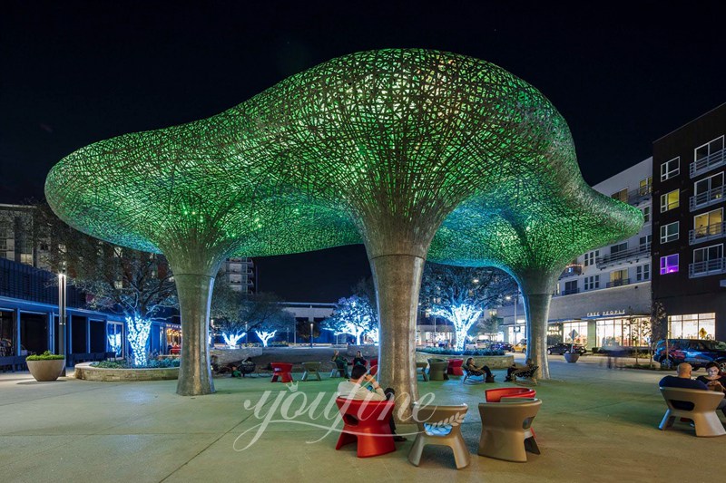 large metal public art sculpture