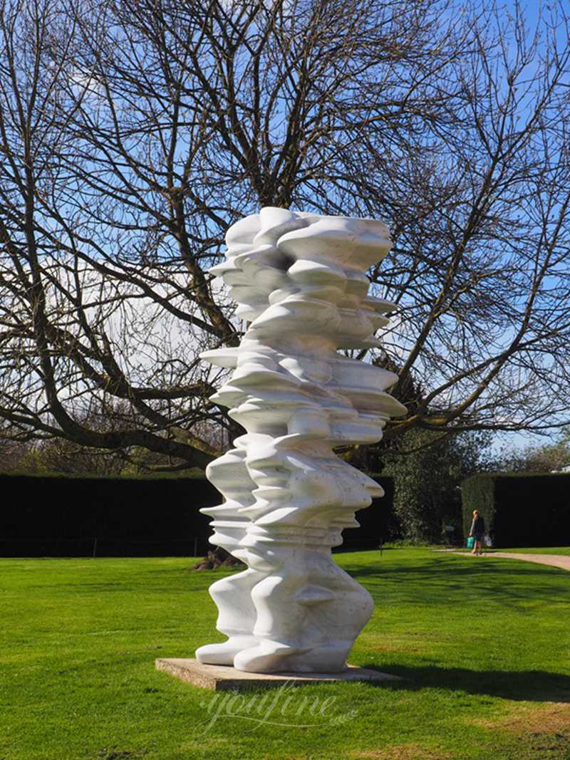 modern tornado sculpture abstract outdoor decor
