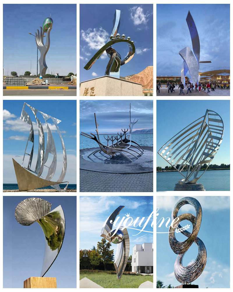 stainless steel outdoor sculpture-01-YouFineStatue