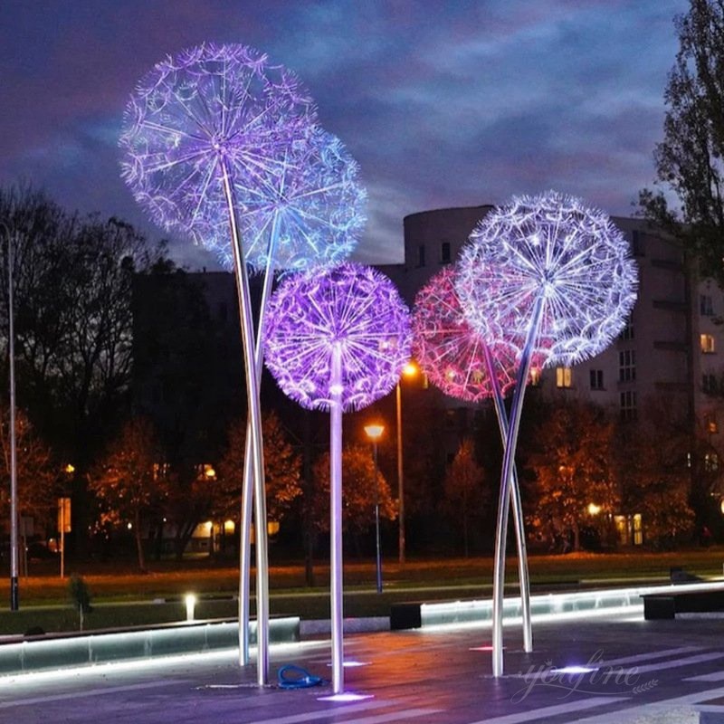 Dandelion Sculptures Whimsical and Versatile Art Form