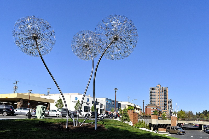 Giant Dandelion Sculpture