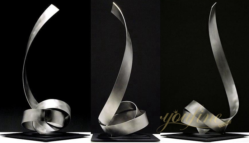 Modern Stainless Steel Sculpture for Outdoor from Factory Supply CSS-495 - Garden Metal Sculpture - 12