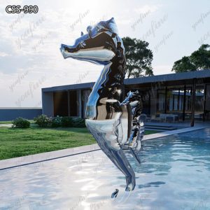 Stunning Metal Seahorse Sculptures for Yard Pool CSS-990