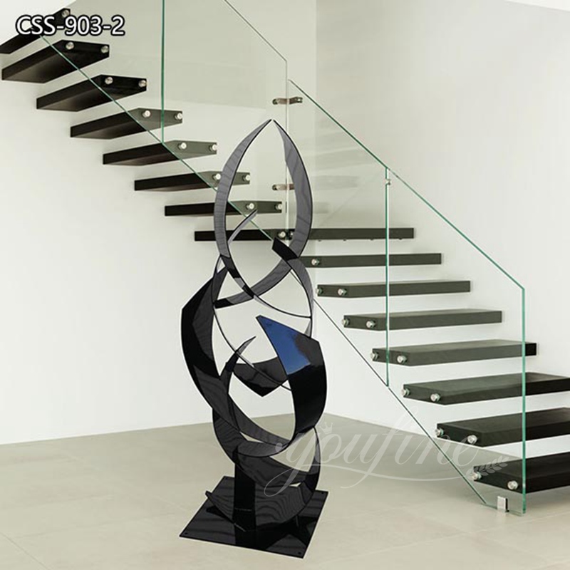 Stunning Modern Metal Abstract Sculptures CSS-903 - Center Square - 9
