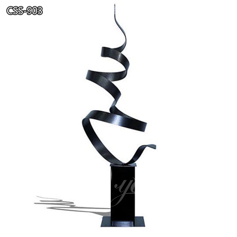 Stunning Modern Metal Abstract Sculptures CSS-903 - Center Square - 2