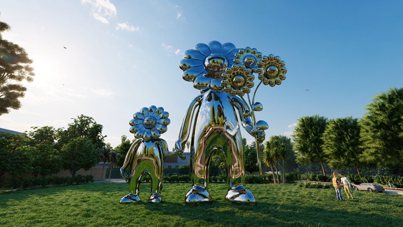 Sunflower Metal Art Sculpture for Garden