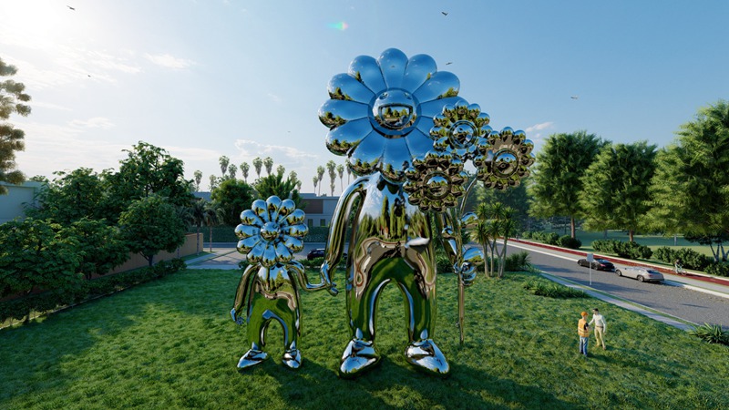 Sunflower Metal Art Sculpture for Garden