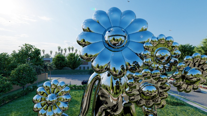 Sunflower Metal Art Sculpture for Garden