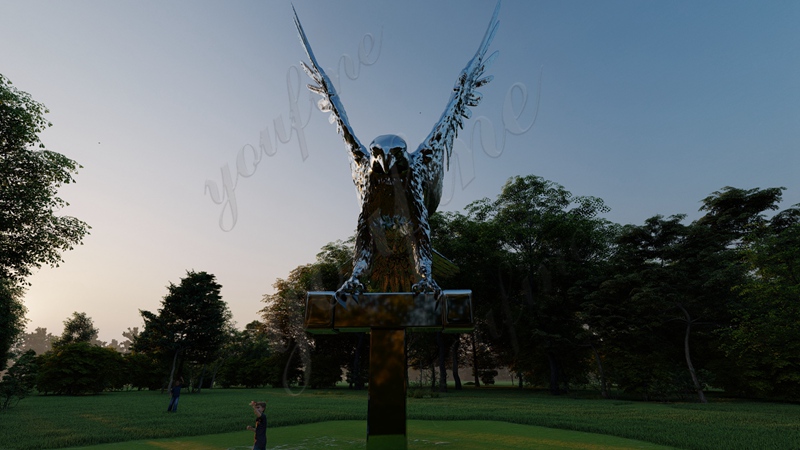 eagle garden statues outdoor