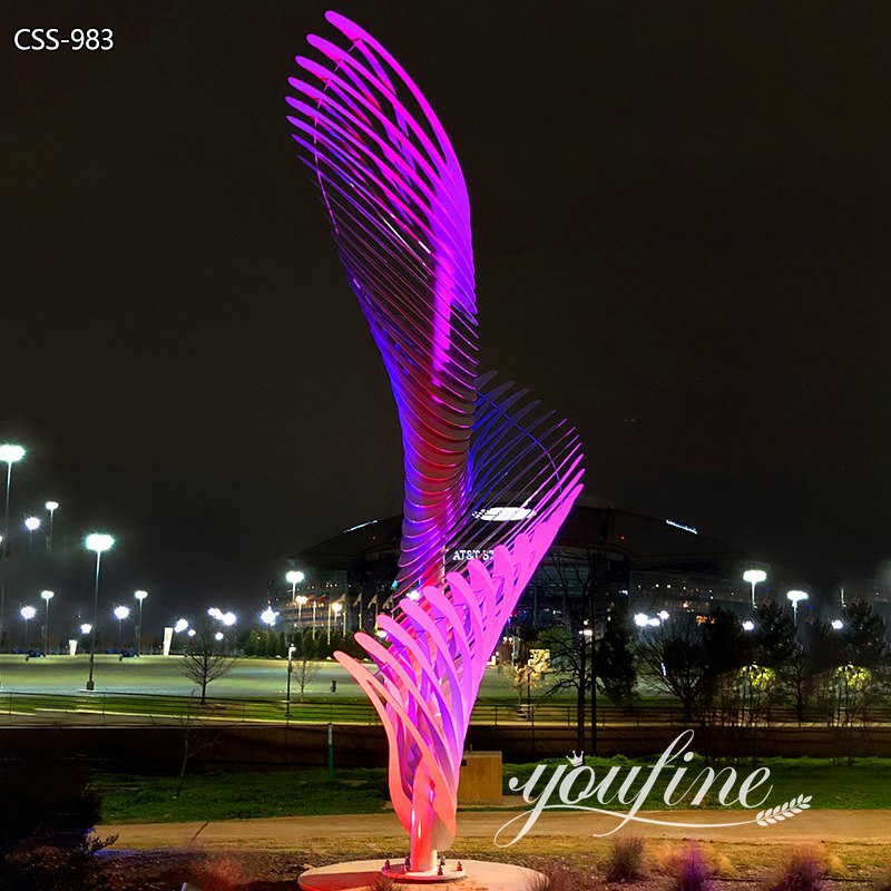 Large Metal Garden Sculptures Seed Spire YouFine Sculpture