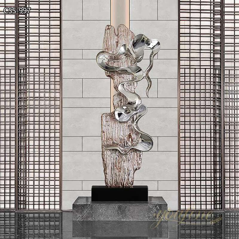 Modern Metal Hotel Lobby Sculpture Art Design CSS-997