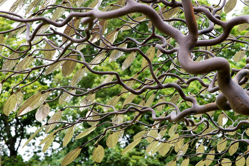 Modern Large Arbor Tree Metal Sculpture for Sale CSA-15 - Garden Metal Sculpture - 3