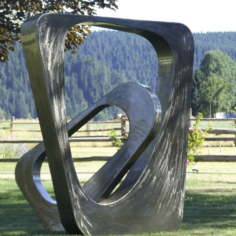 Sculpture Project Commission - Large Project - 9 Brushed Surface Stainless Steel Sculpture