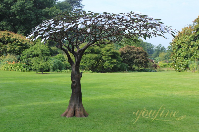 Modern Large Arbor Tree Metal Sculpture for Sale CSA-15 - Garden Metal Sculpture - 7
