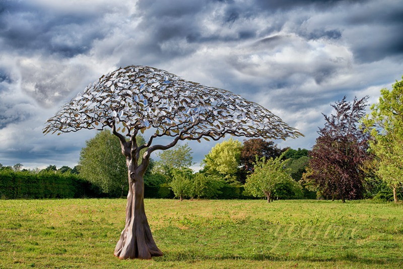 Modern Large Arbor Tree Metal Sculpture for Sale CSA-15 - Garden Metal Sculpture - 1