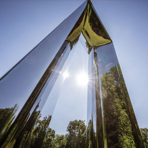 Mirror Surface Stainless Steel Sculpture