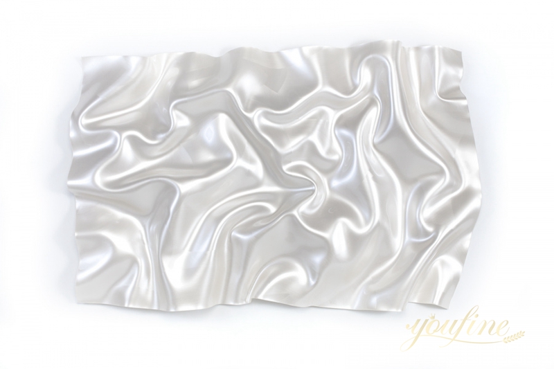 Stainless Steel Artwork for Walls Water Ripple Sculpture Design