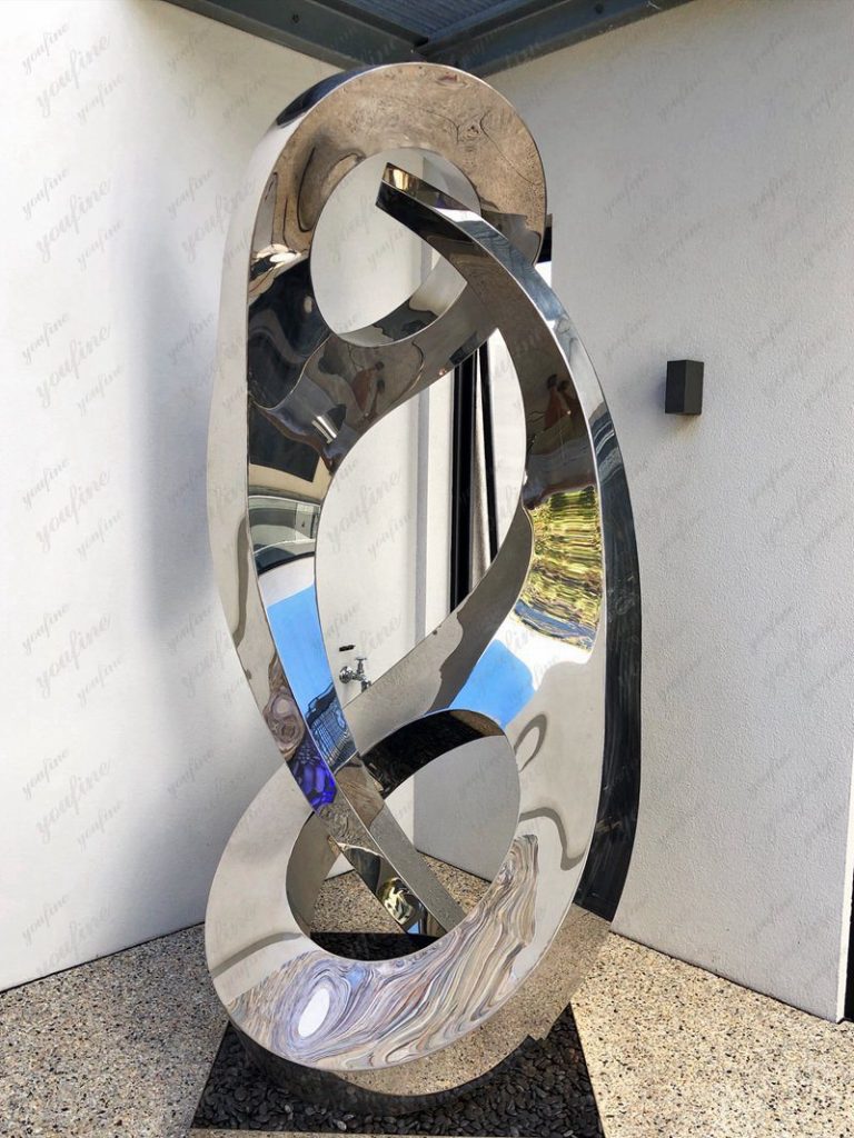 YouFine metal abstract sculpture for modern space and feedback from customer