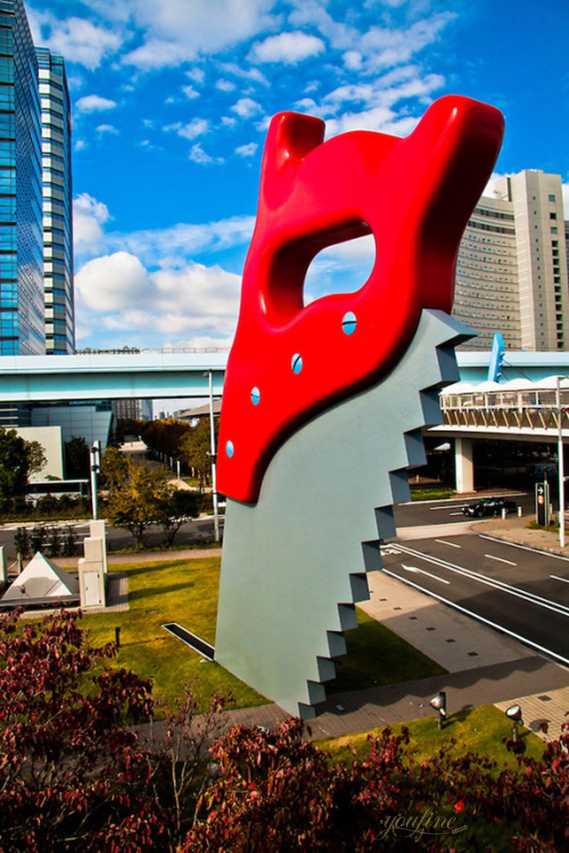 Stainless Steel Giant Modern Sculpture for Urban City CSA-11 - Garden Metal Sculpture - 11
