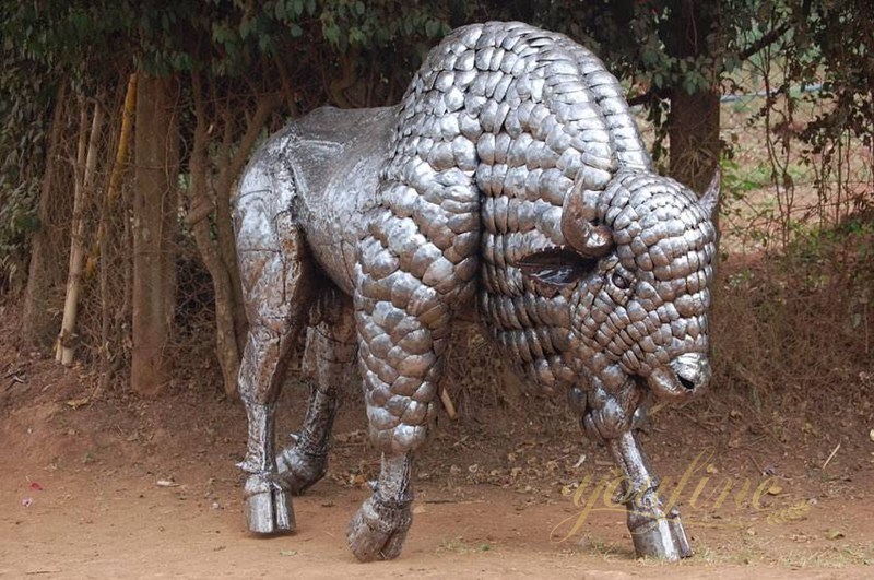 Large Art Metals Bear Sculpture for Outdoor CSA-12 - Aluminum Sculpture - 9