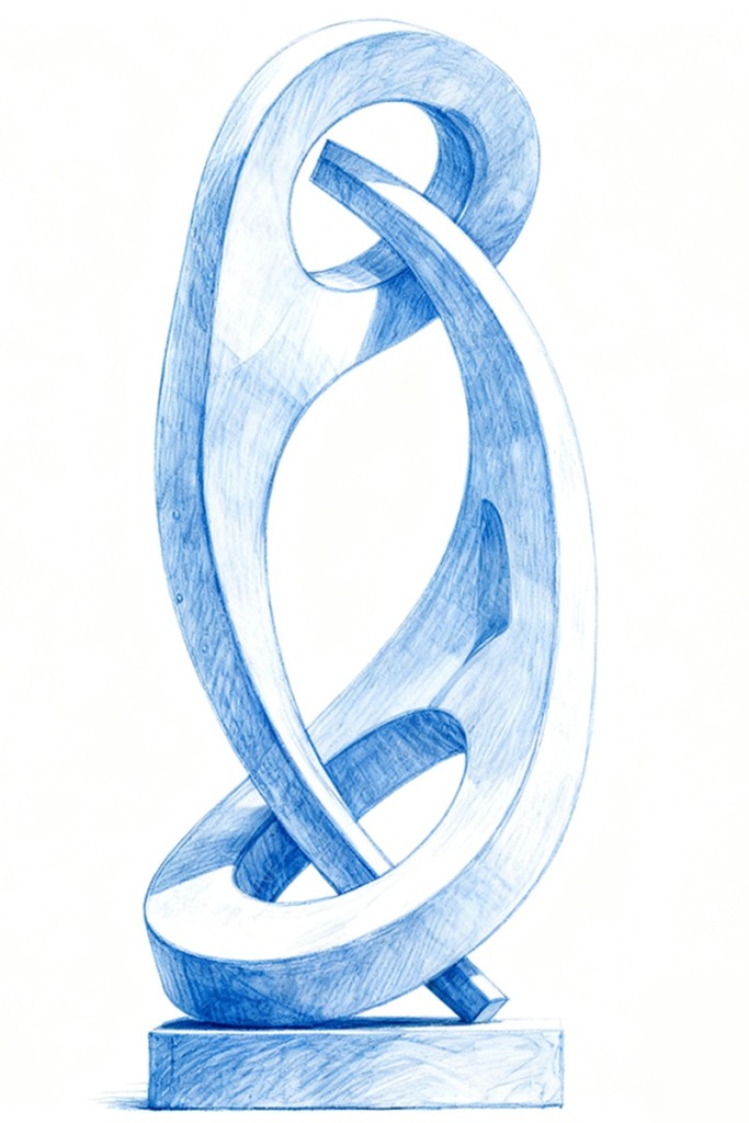 modern abstract sculpture