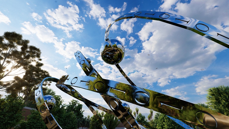 Sculpture Project Commission - Large Project - 14 youfine make the stainless steel sculpture project advantages