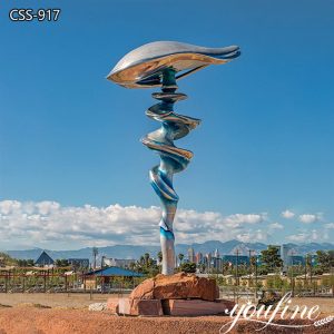 Mesmerizing Metal Landmark Sculpture “Dream Machine”