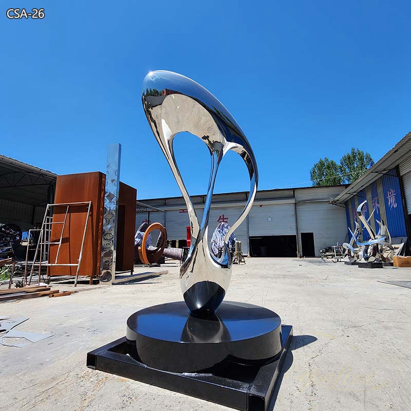 Stainless Steel Abstract Polished Sculptures- YouFine Sculpture