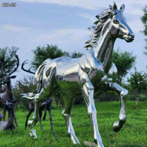 Majesty Modern Horse Statue Stainless Steel Decor Manufacturer