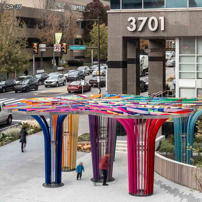 Stainless Steel Large Tree Sculpture Art Installation