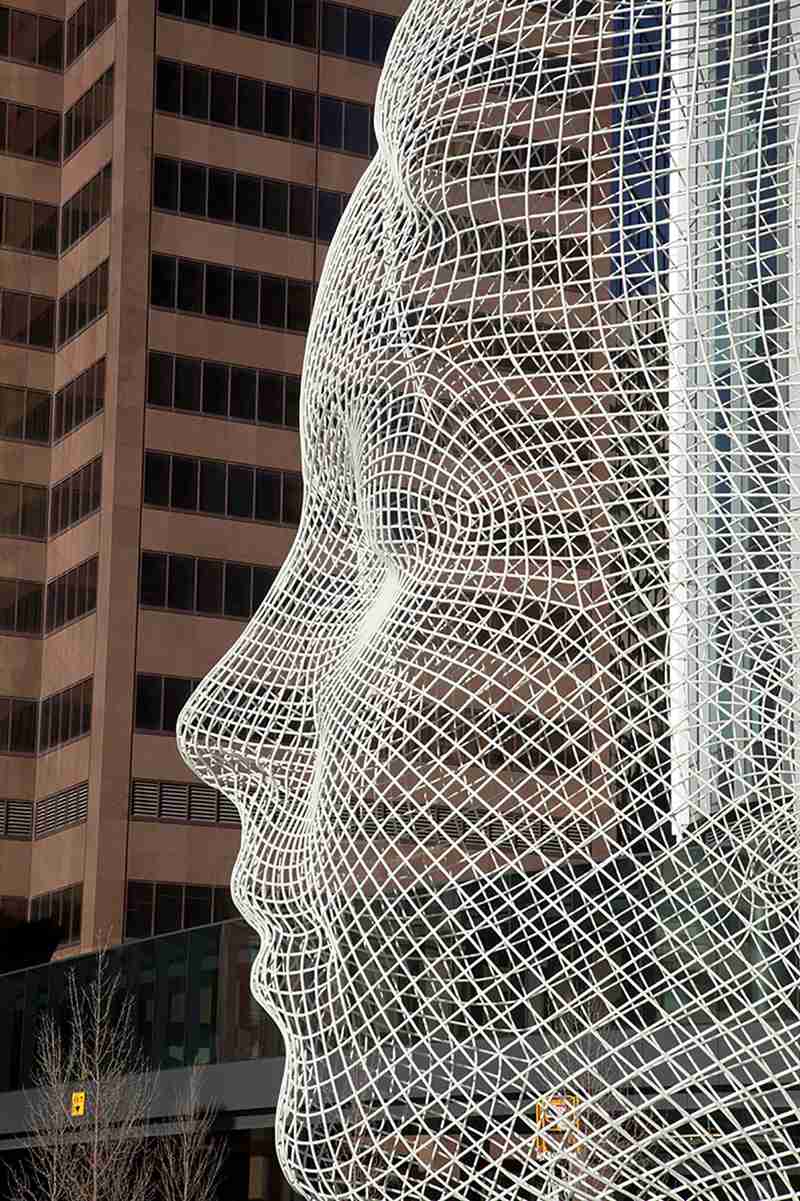 Wonderland Public Stainless Steel Wire Mesh Sculpture for Sale