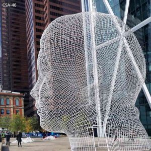 Wonderland Public Stainless Steel Wire Mesh Sculpture for Sale