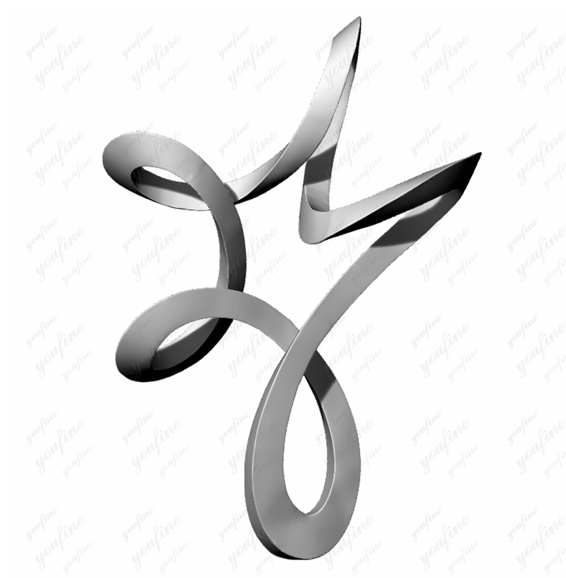 youfine Stainless steel sculpture patented design 