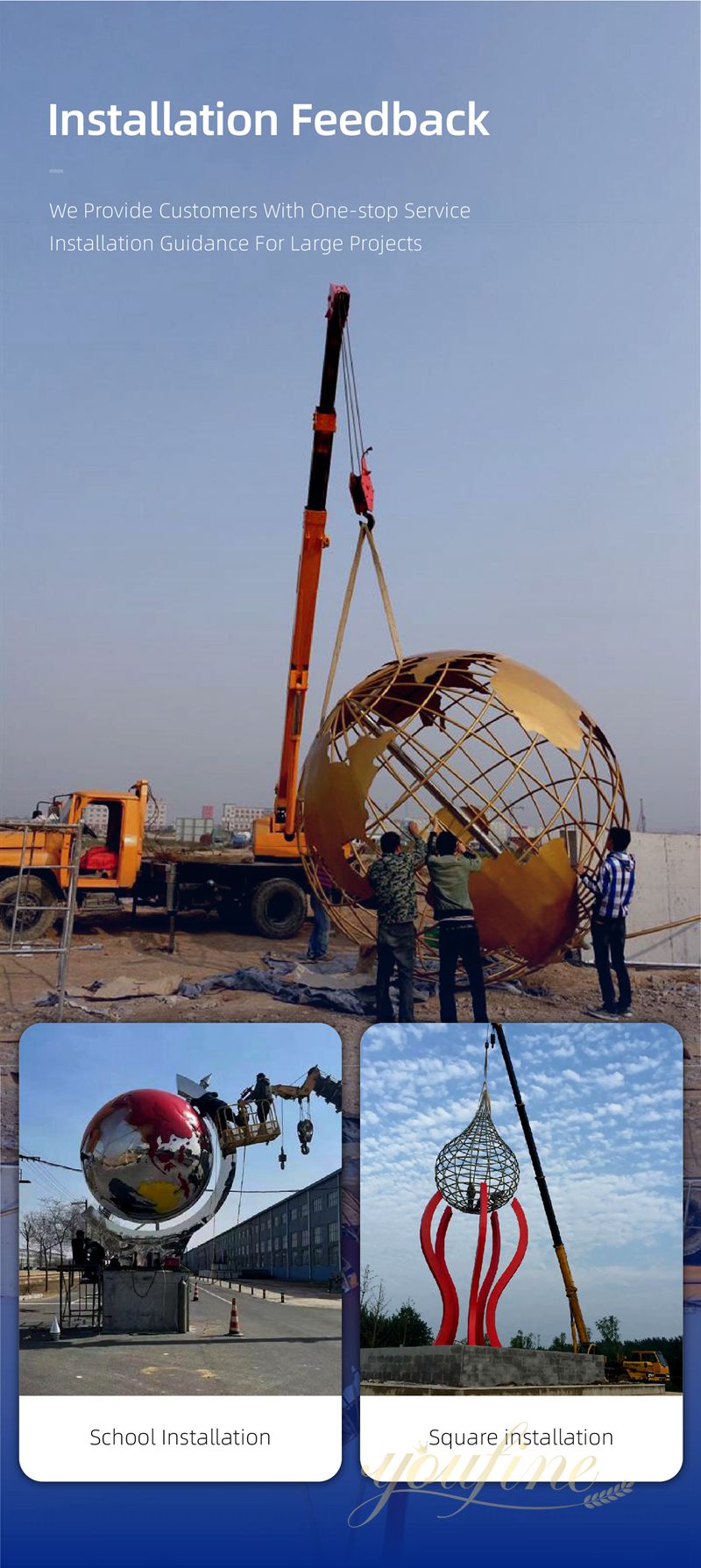 Arabic Outdoor Large Metal Sculpture Roundabout Decor for Sale CSS-21 - Arab Large Metal Sculpture - 7