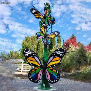 High Quality Metal Large Butterfly Garden Sculpture for Outdoor